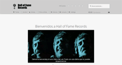 Desktop Screenshot of halloffame.es